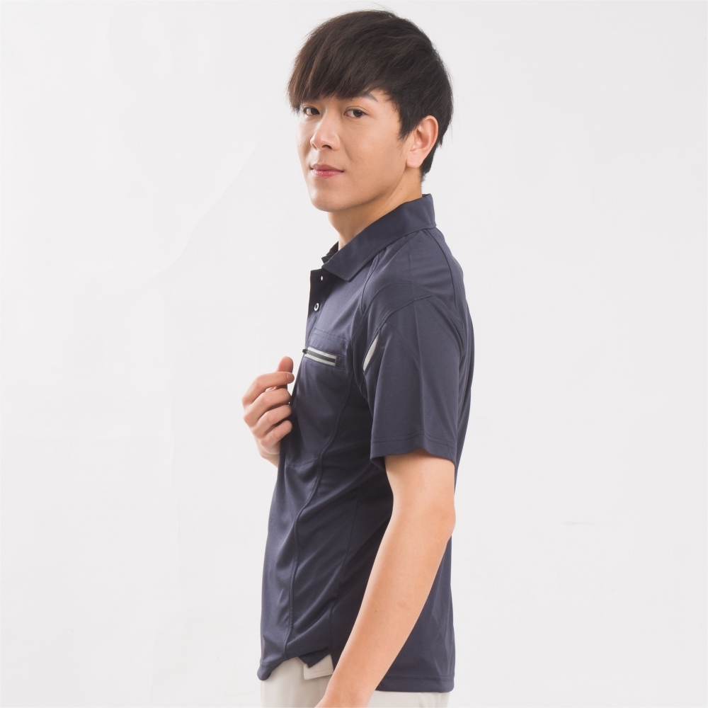 HE18-13 3M反光短袖吸濕排汗POLO衫
