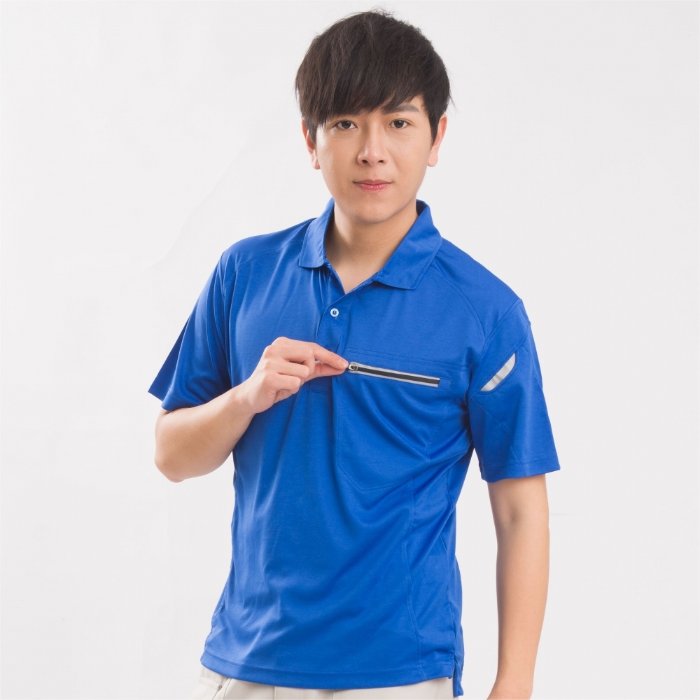 HE18-23 3M反光短袖吸濕排汗POLO衫