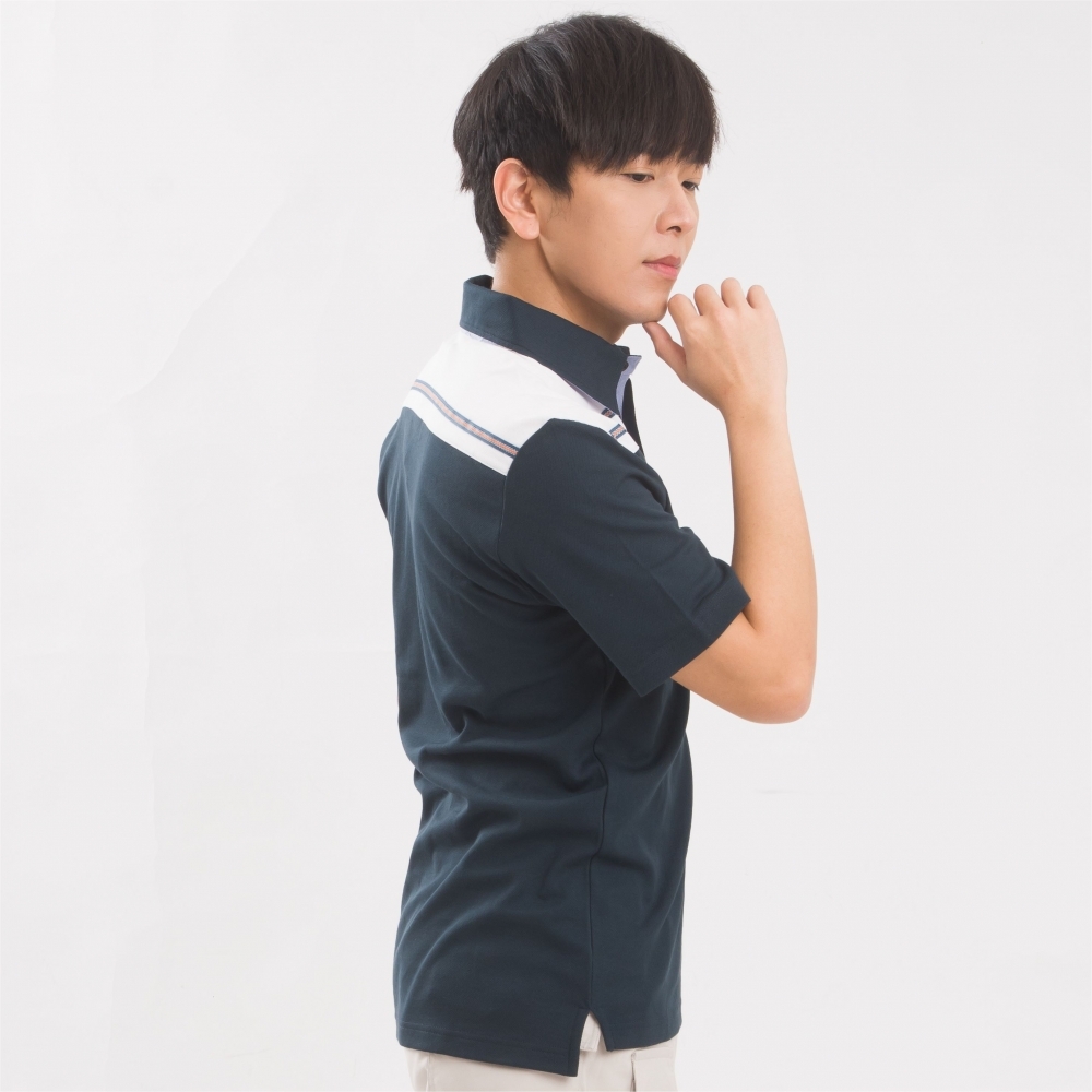 EGO12-13 日式反光短袖POLO衫