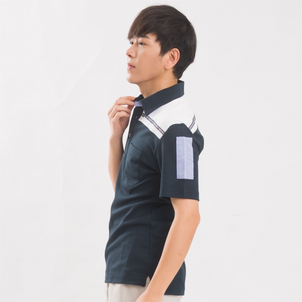 EGO12-13 日式反光短袖POLO衫