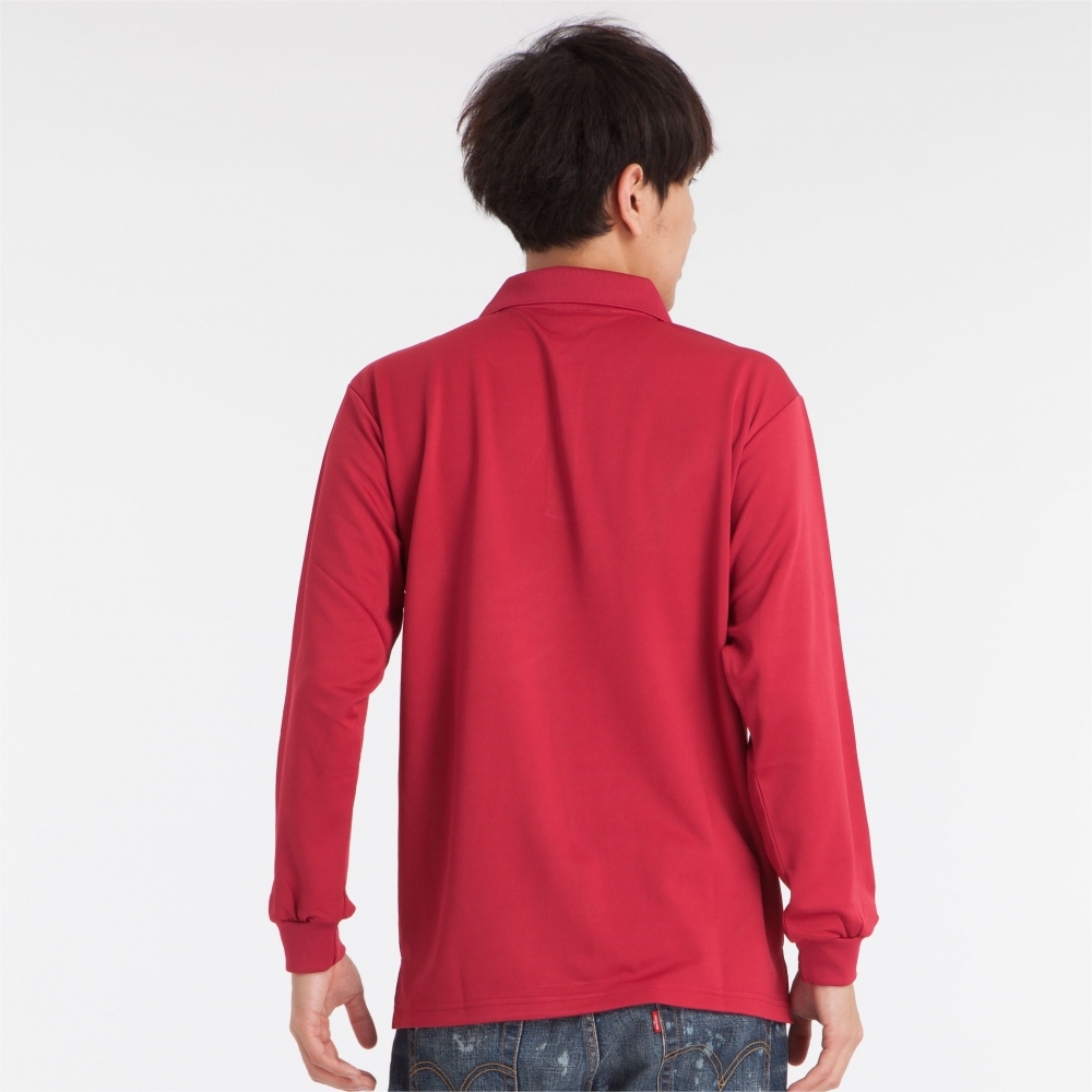 QJ121-7 長袖吸排POLO衫