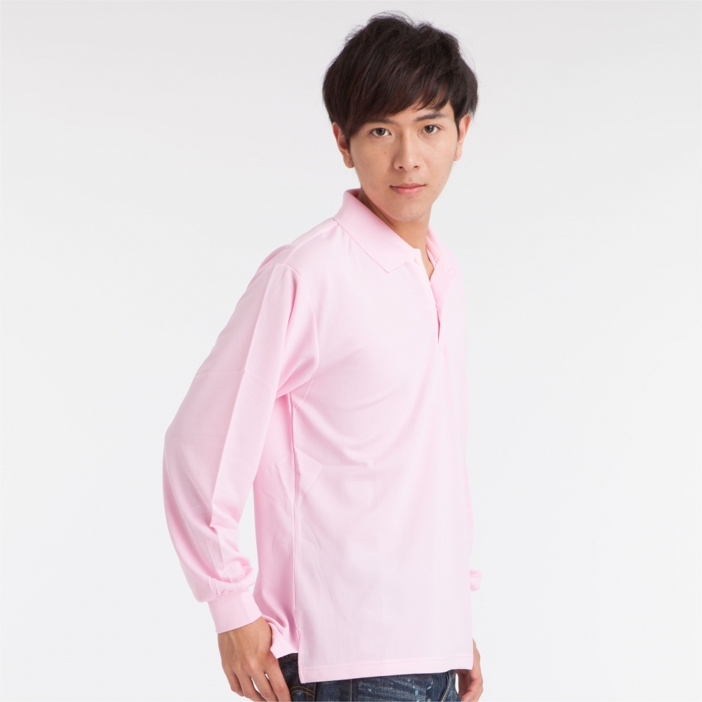 QJ121-11 長袖吸排POLO衫