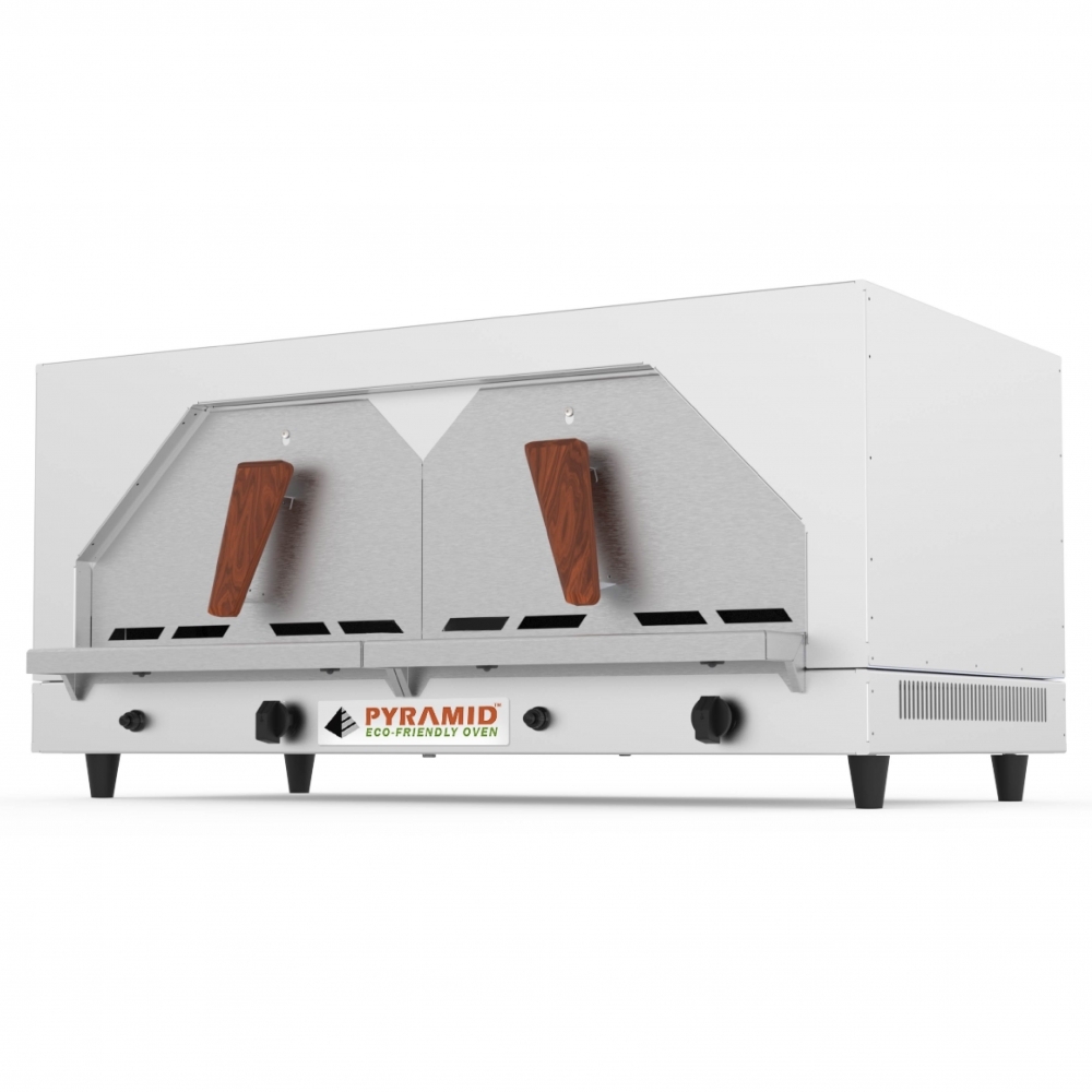 Commercial double oven