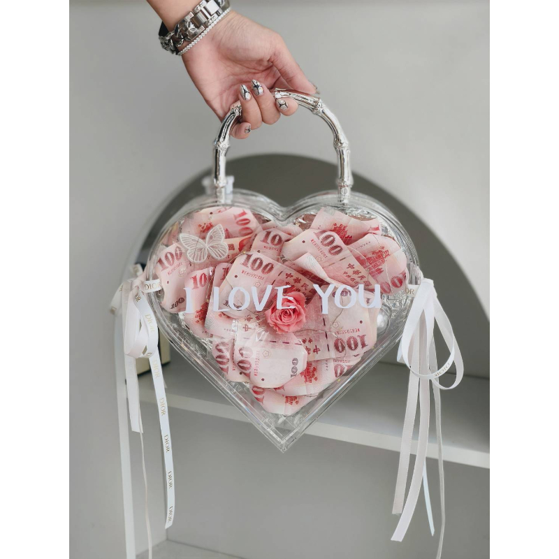 鈔票花禮 香榭鈔票提盒