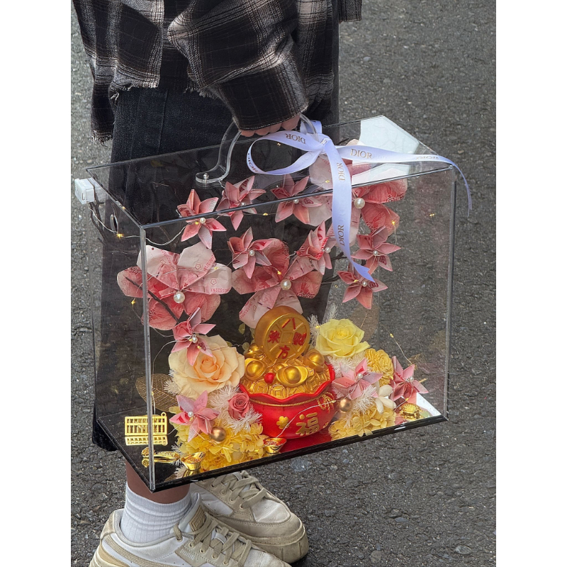 鈔票花禮 八方來財提