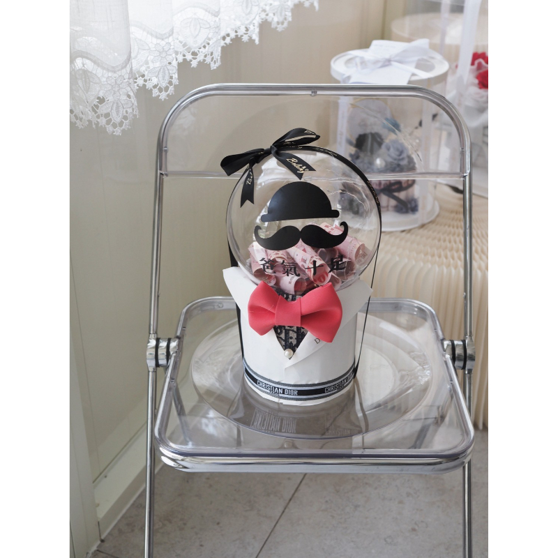 父親節 翹鬍子鈔票桶