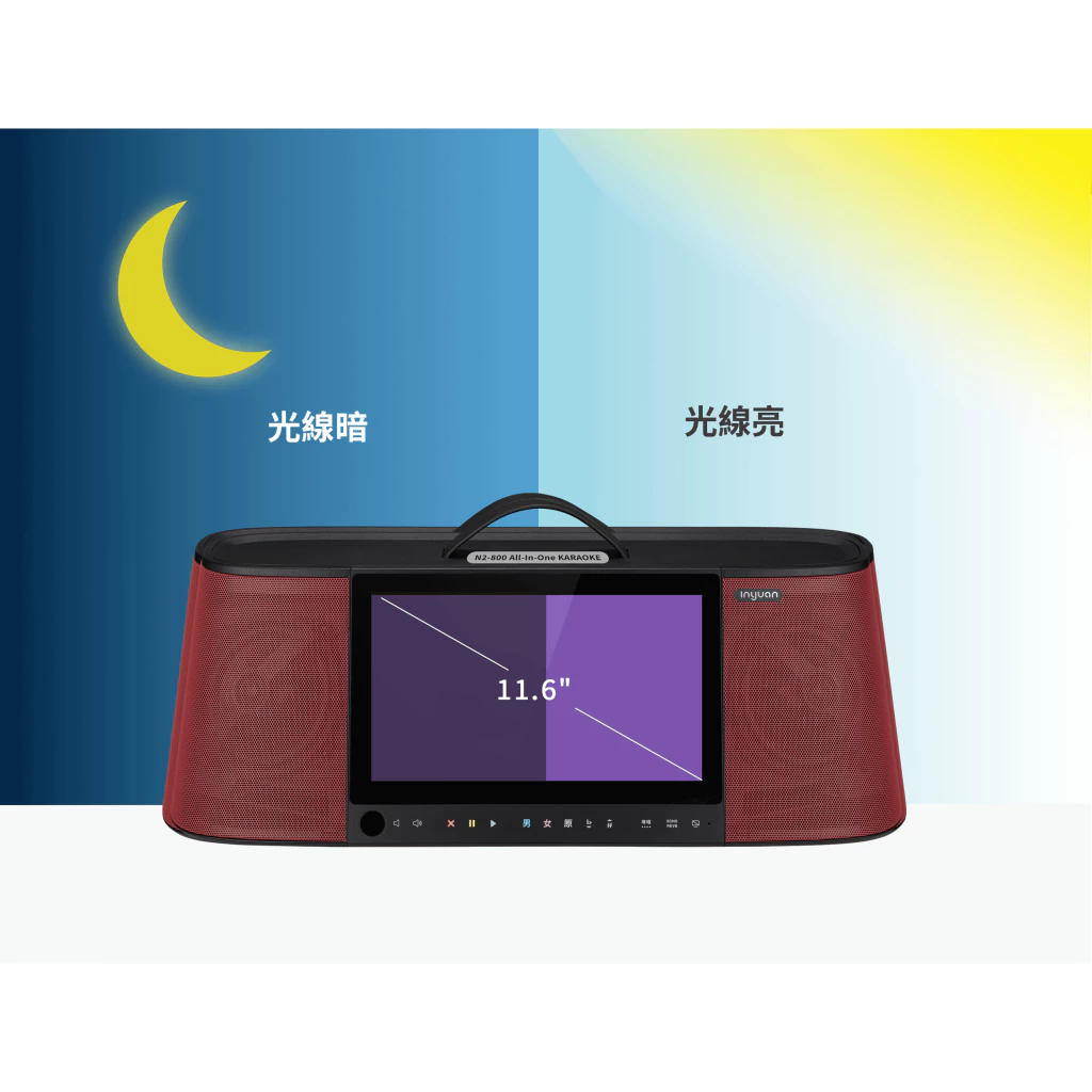 【泉聲音響】音圓S-2001 N2-800 內建無線麥克風 4TB攜帶式卡拉OK 超值全配組