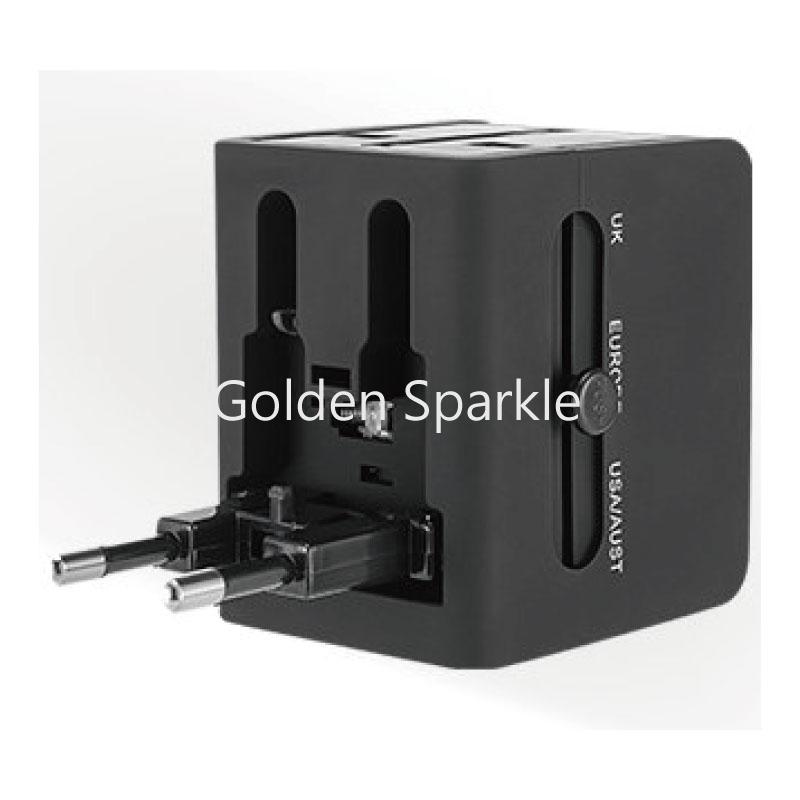 雙USB萬用轉換插頭