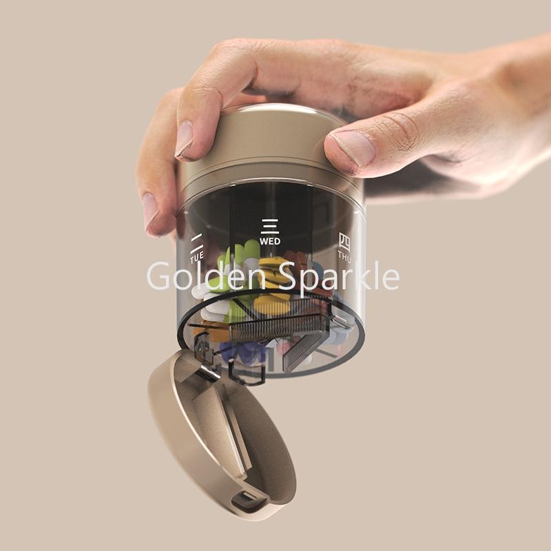 7格分裝旋轉切藥盒 | 7格藥盒