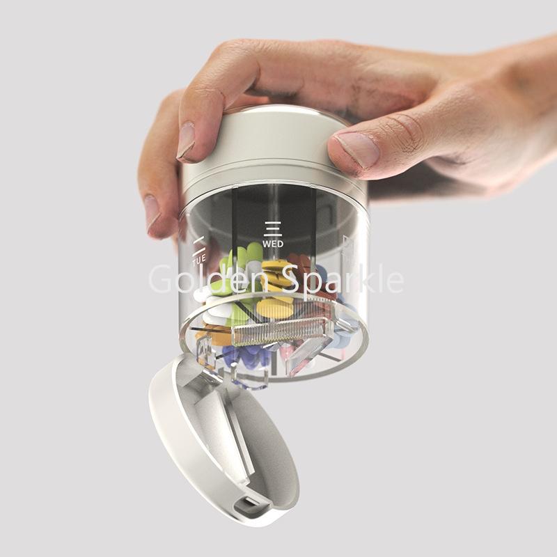 7格分裝旋轉切藥盒 | 7格藥盒