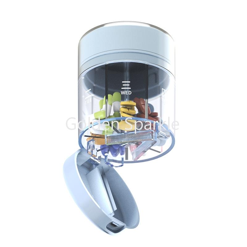 7格分裝旋轉切藥盒 | 7格藥盒