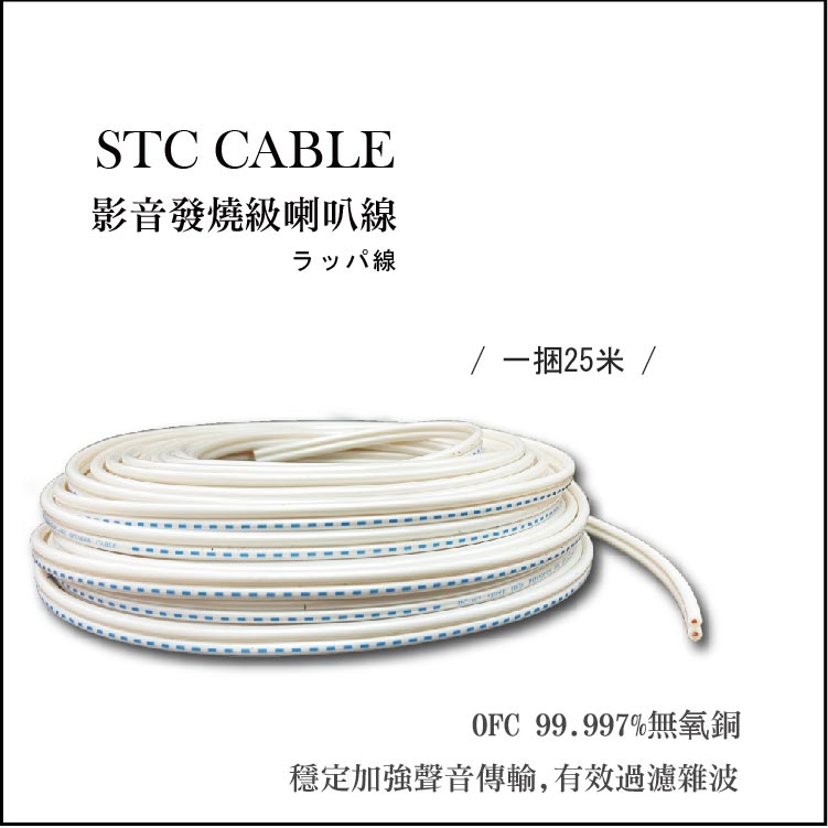 台製發燒喇叭線25M