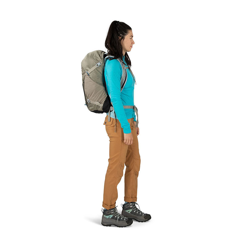 OSPREY 美國 Hikelite 26 登山健行背包 錦鯉橙/藍 混凝土灰 輕量網架背包