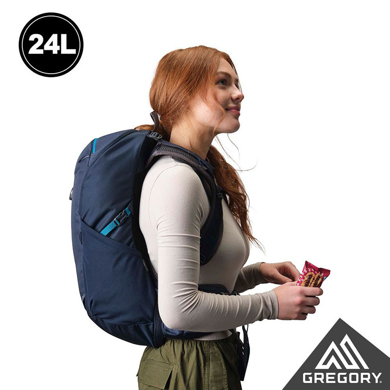 GREGORY美國 JADE LT 24L 女多功能登山背包 午夜藍 卡普里黃 輕量背包