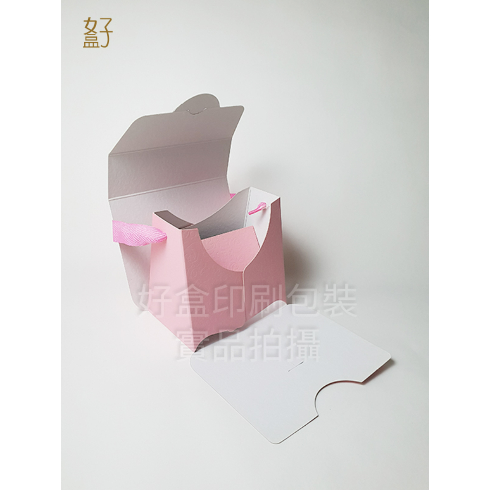 【出清品】手提盒/13.5X7.5X10.5公分/粉紅玫瑰紋版/手工香皂禮盒/現貨供應