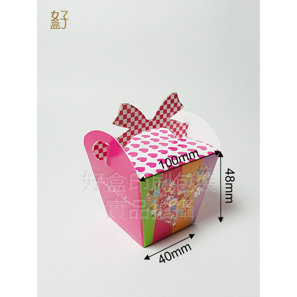喜糖盒/5.5X5.5X7.5公分/造型糖果盒/紅/現貨供應