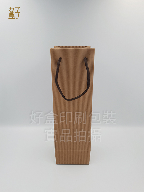 牛皮紙袋/11x10x36.2公分/瓦楞紙/貼窗手提袋/型號D-16105/◤ 好盒 ◢