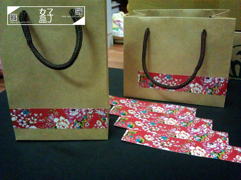 ◤  好盒  ◢  D-18029珠光合成貼紙客家花布  現貨