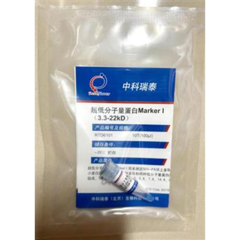 超低分子量蛋白Marker I（3.3-22KD）（非预染）