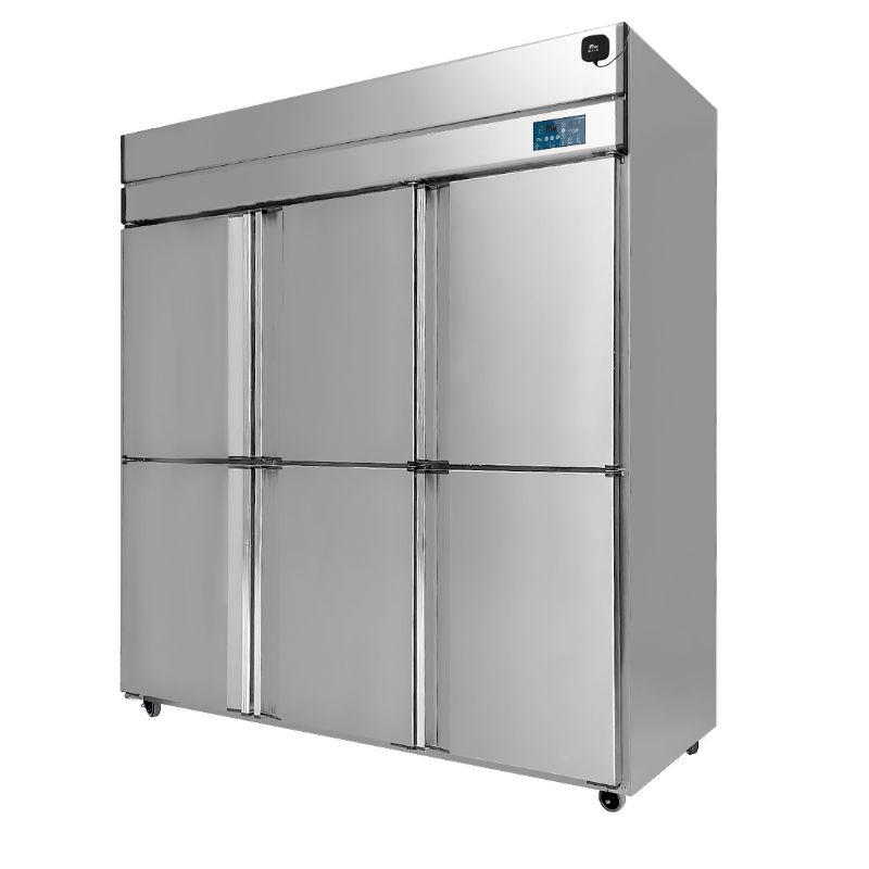 DEI-SSRF6 六門不鏽鋼半凍藏冰箱