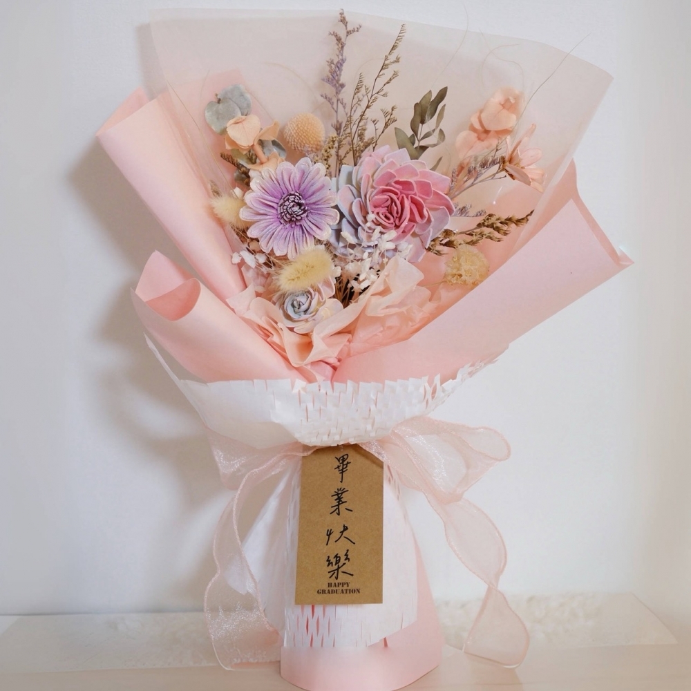 乾燥畢業花束