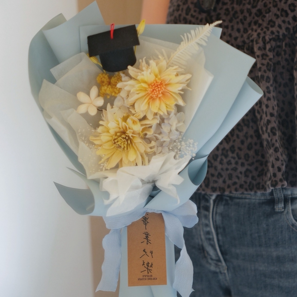 畢業乾燥花束M號