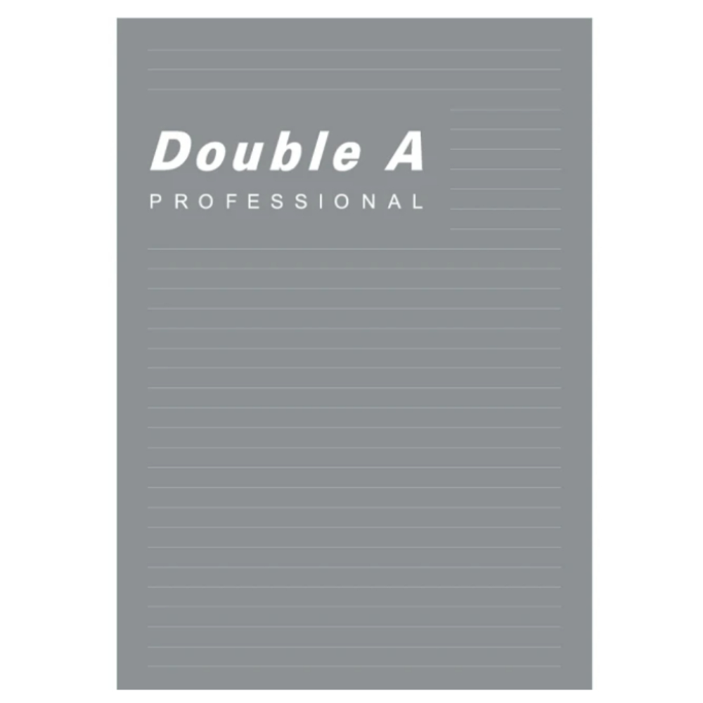 Double A-25K/A5膠裝筆記本-小清新系列-方格-粉
