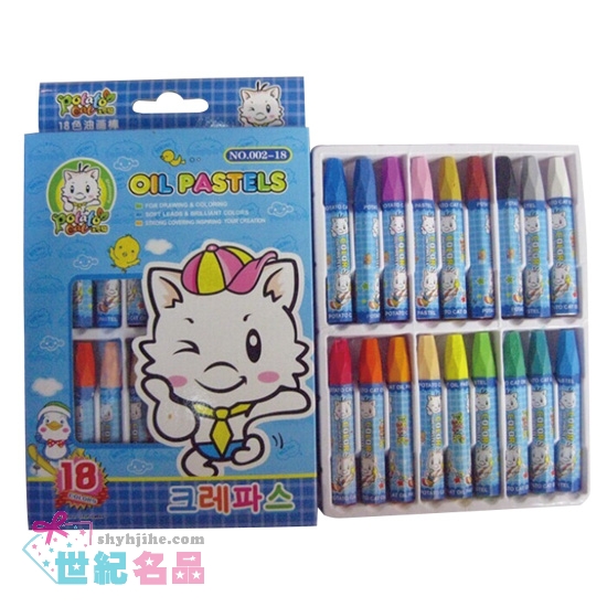 18色蜡筆