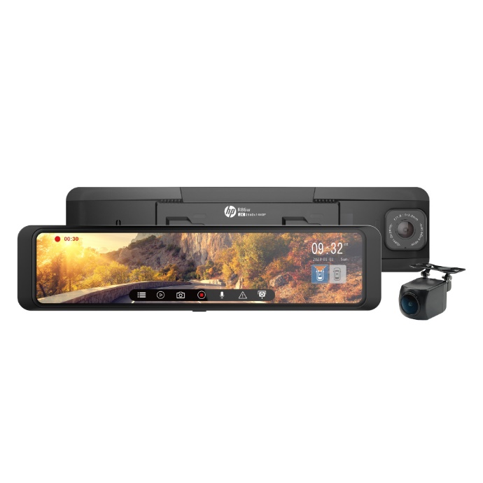 HP惠普 R86W 後視鏡型 汽車行車記錄器