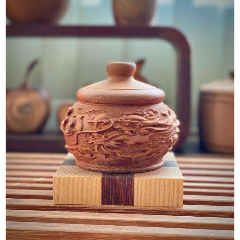 浮雕聚寶盆