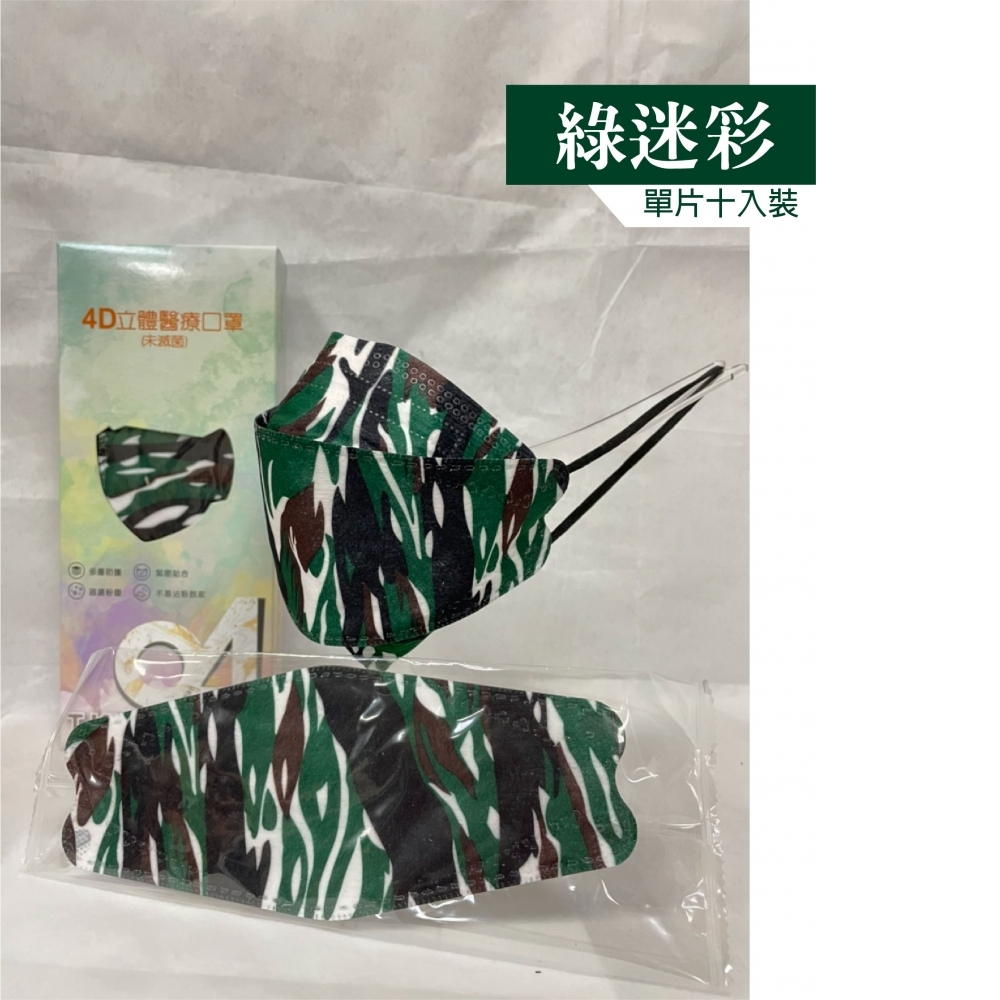 松杰立體醫用口罩（彩色）