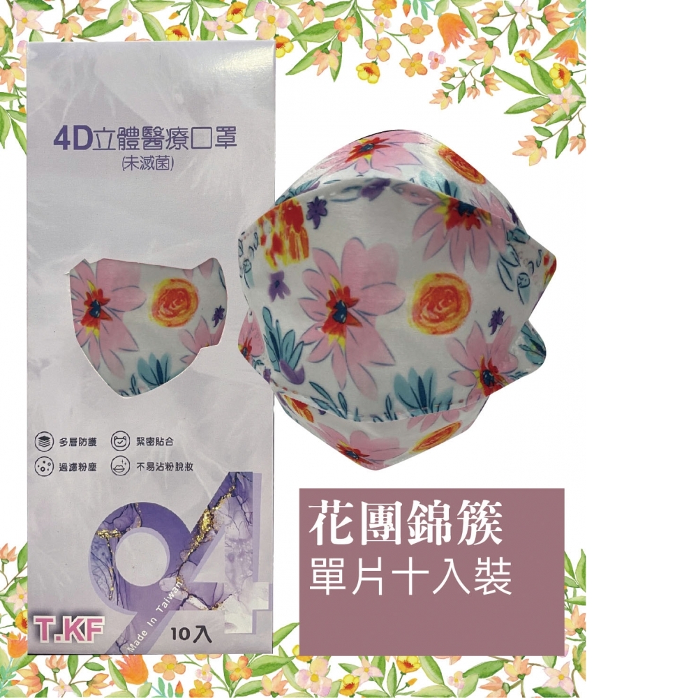 琪睿成人立體醫療口罩（彩色）系列一