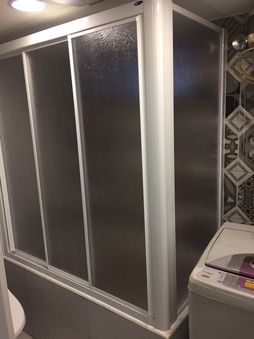 缸上型一字三門+轉角