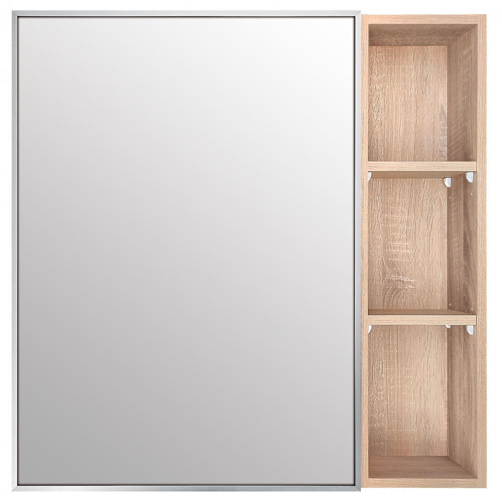 亞摩斯木紋發泡鏡櫃(