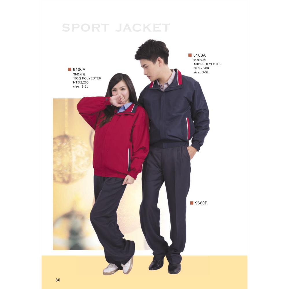 薄裡夾克 8108A