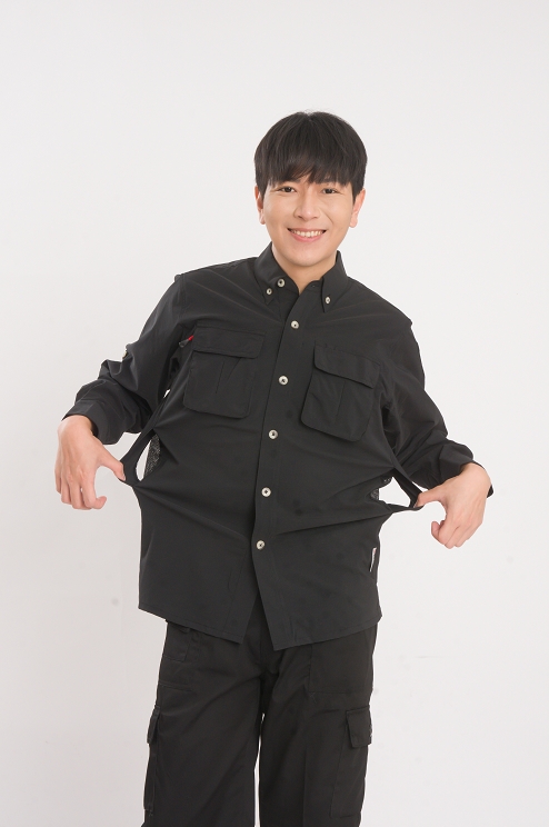 01多功能彈力休閒衫