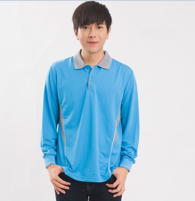 132原紗吸濕排汗布POLO長袖