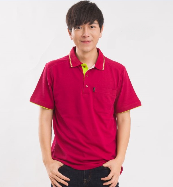 精梳棉網眼短POLO