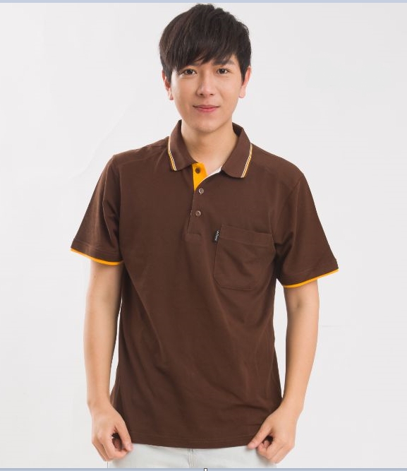 精梳棉網眼短POLO