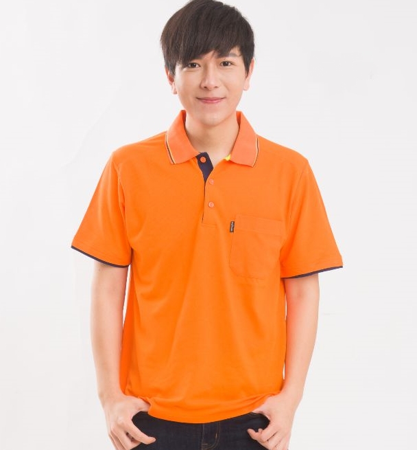 精梳棉網眼短POLO