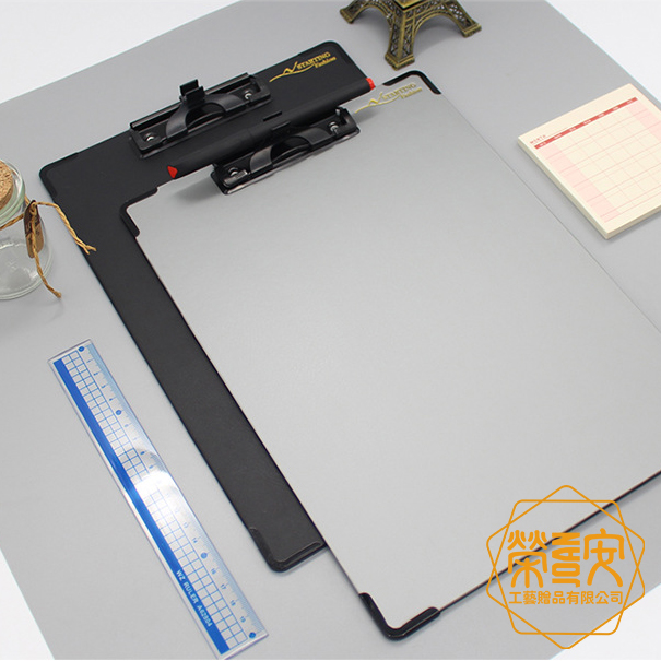 【LOGO訂製｜上字】商務質感PVC文件夾｜Ａ4、Ａ5帶筆卡扣文件夾