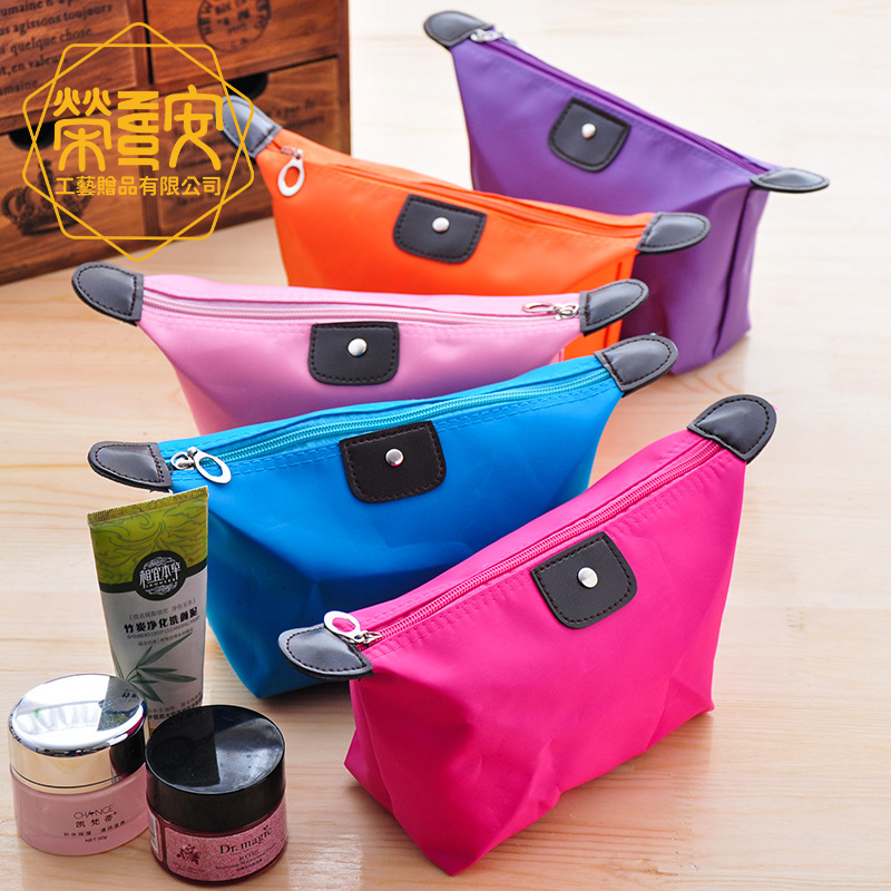 【印圖印字｜品牌加工】尼龍材質大容量收納包｜多用途旅行化妝包