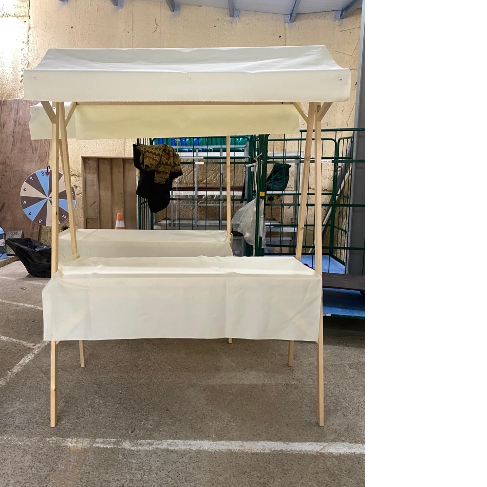 木作攤位架出租｜適用酒店活動展示／餐飲市集／迎賓接待（可使用三天）