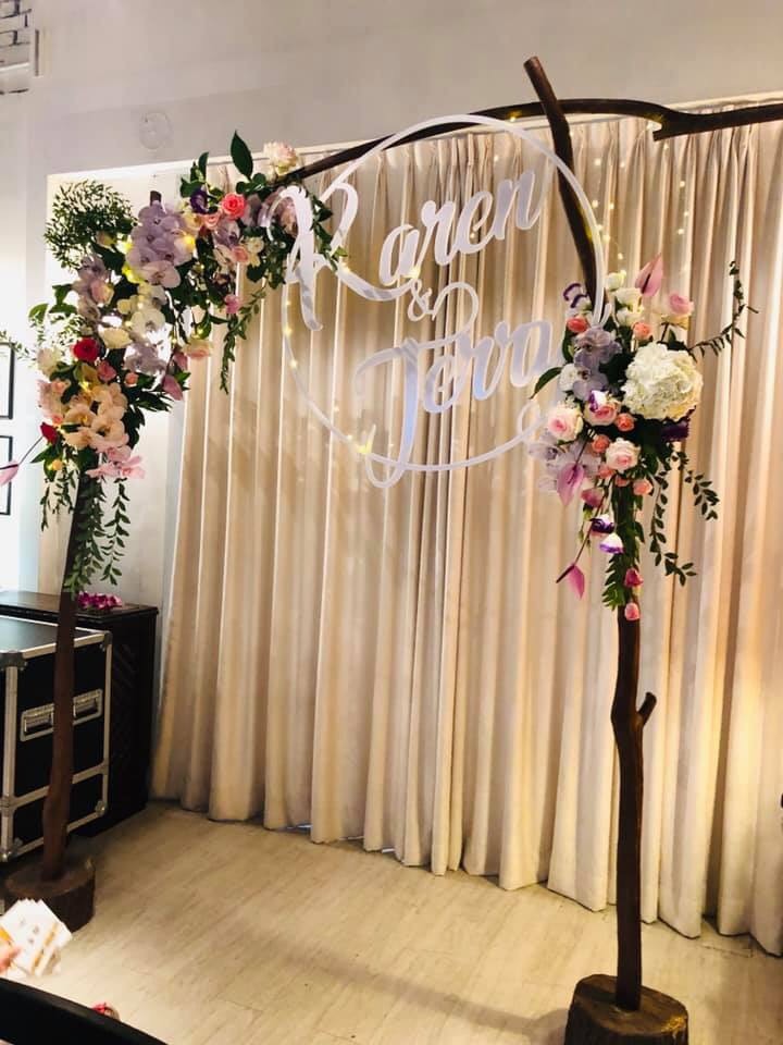 婚禮佈置-花拱門+立