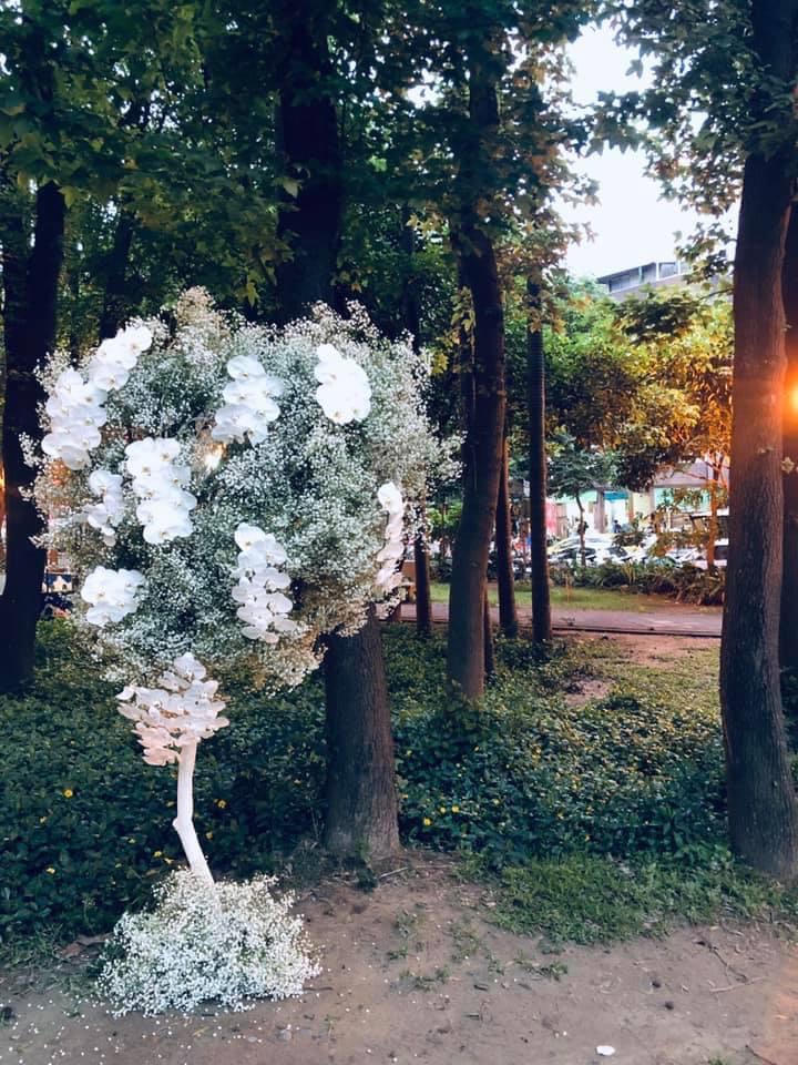 戶外婚禮佈置-花樹-