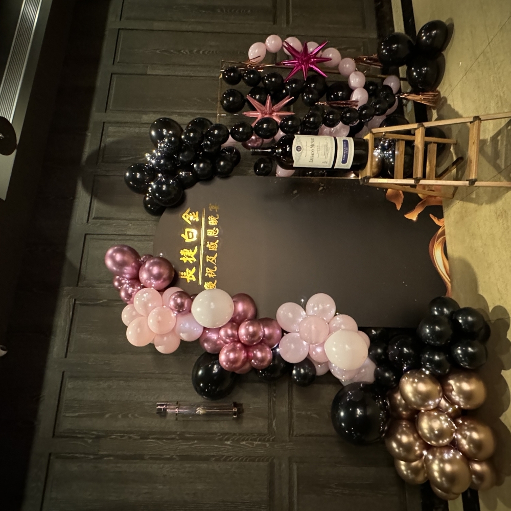 BNI長捷分會  氣球佈置/拍照背板