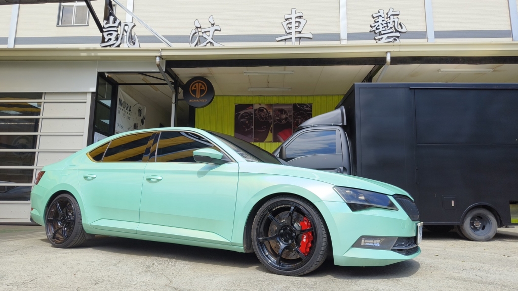 Skoda全車改色包膜