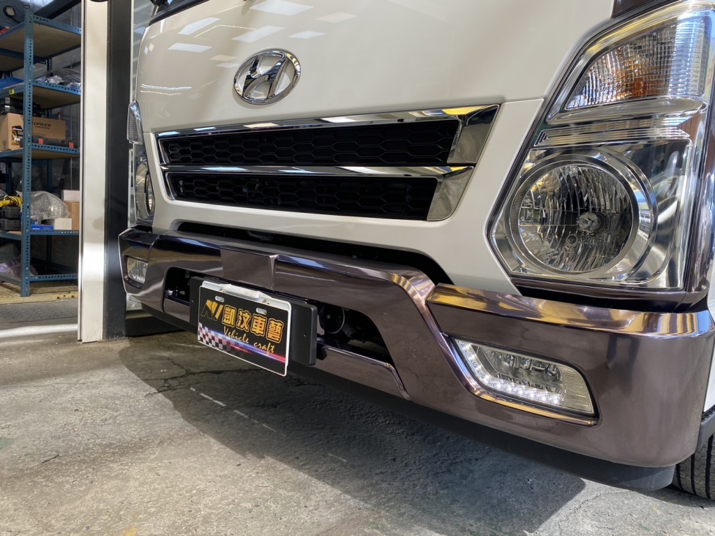 5噸貨車局部貼膜+正面犀牛皮