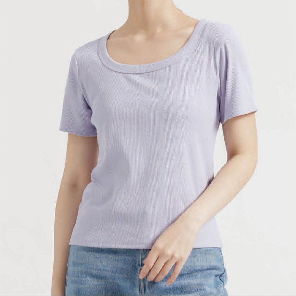抗菌玻尿酸羅紋棉Tee【TT028】