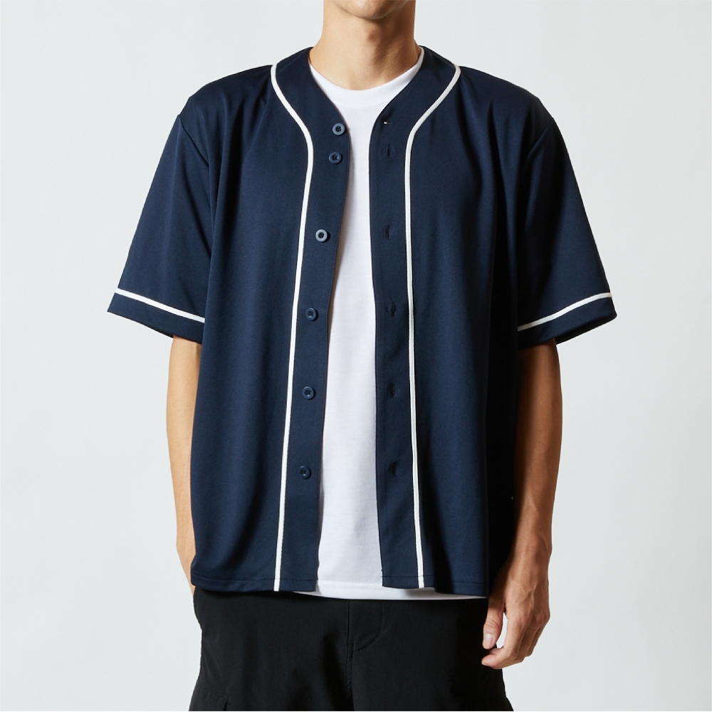 【United Athle】5982全開釦速乾棒球衣